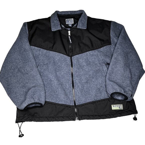 COLORADO CLOTHING Fleece Nylon Zip Up Jacket Black Blue Women's Size XL - Picture 11 of 16